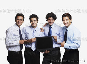 businessmen computer