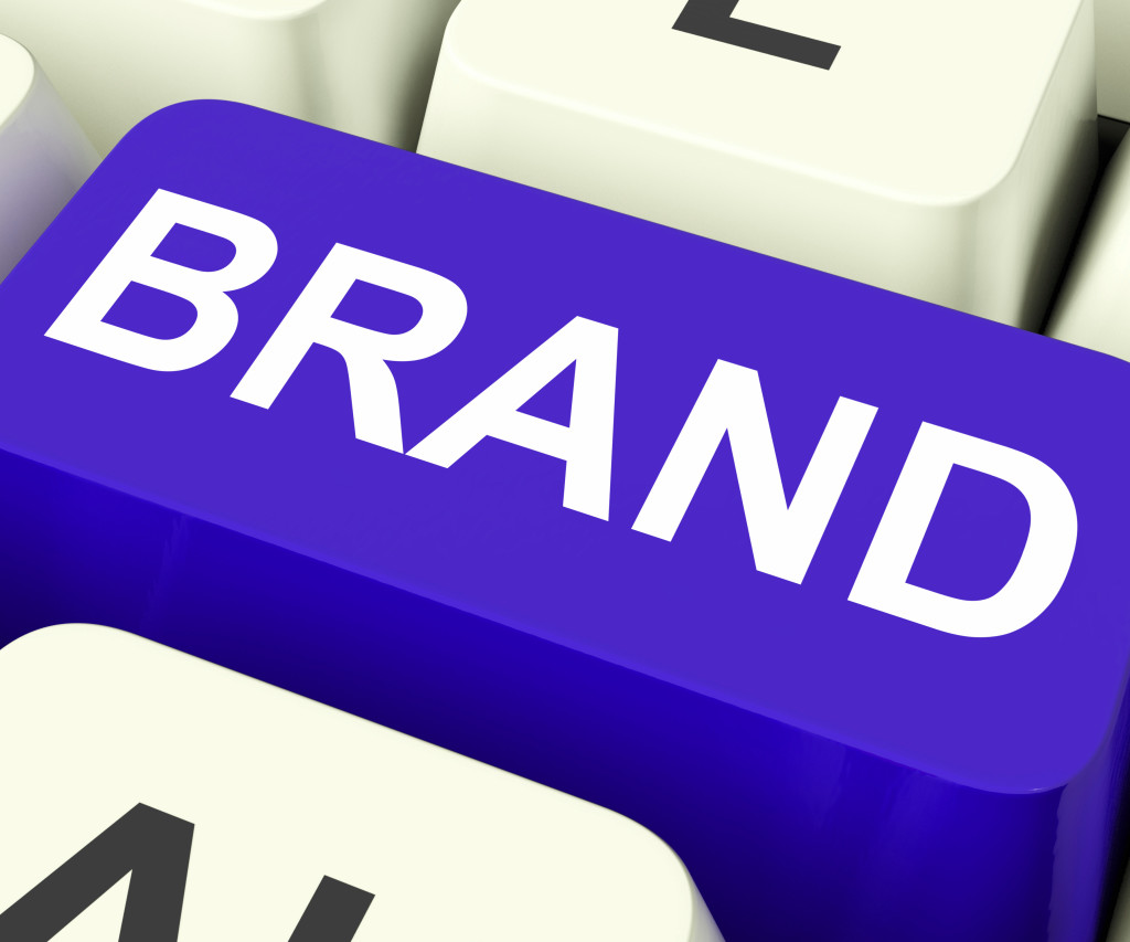 Brand Key Shows Branding Trademark Or Label